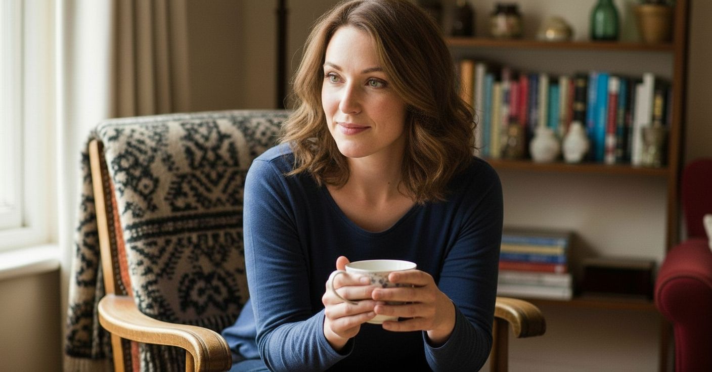 Before: Natural dark hair